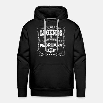 True legends are born in February - Hoodies for men