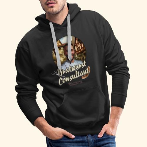 Grill T-Shirt Design Bratwurst Consultant - Männer Premium Hoodie