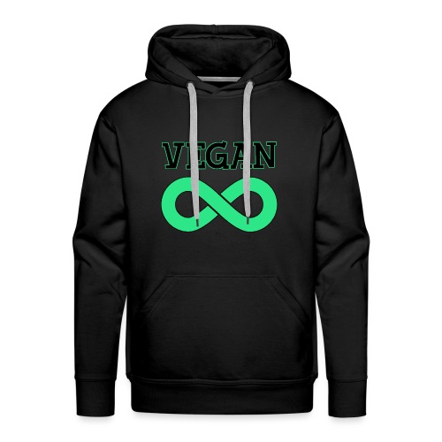 vegan infinity - Sudadera con capucha premium para hombre