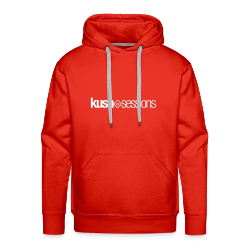 KushSessions (white logo) - Mannen Premium hoodie