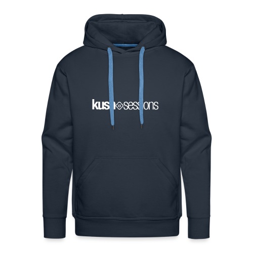 KushSessions (white logo) - Mannen Premium hoodie