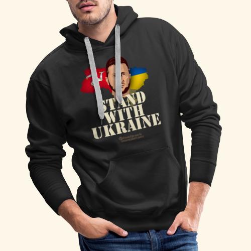 Ukraine Isle of Man - Männer Premium Hoodie