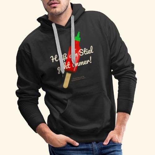 Chili T Shirt Eis am Stiel Chilisauce - Männer Premium Hoodie