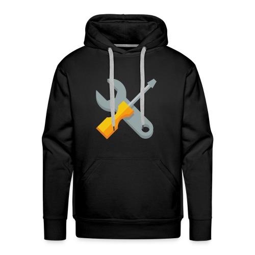wrench screwdriver icon - Mannen Premium hoodie