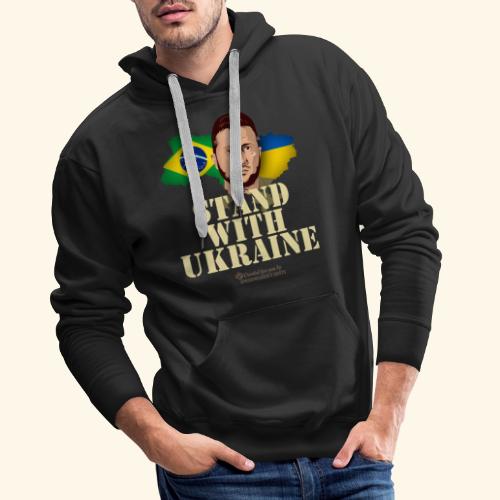 Ukraine Brasilien Wolodymyr Selenskyj - Männer Premium Hoodie