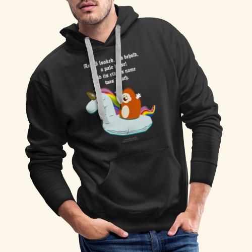 Geek T Shirt Igel, Einhorn & Johannes-Offenbarung - Männer Premium Hoodie