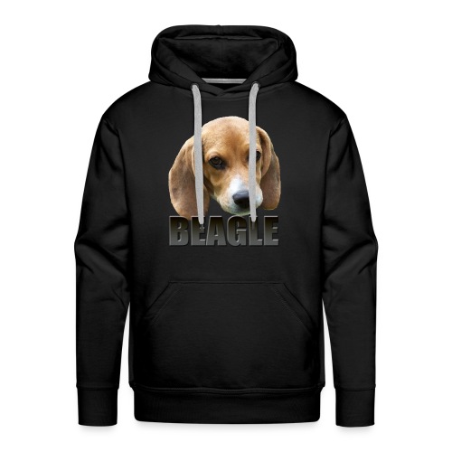 Beagle - Premium hettegenser for menn