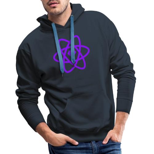 Sketch2React Dark Purple Logo - Men's Premium Hoodie