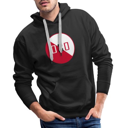030 logo stadskleur - Mannen Premium hoodie
