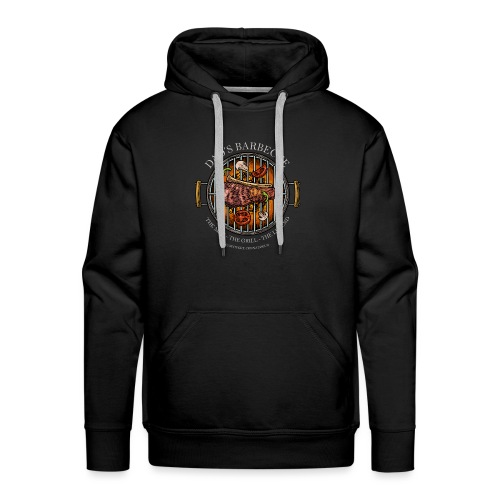 Dad's Barbecue - The man, the grill, the legend - - Männer Premium Hoodie