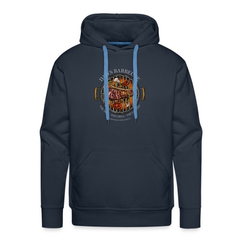 Dad's Barbecue - The man, the grill, the legend - - Männer Premium Hoodie