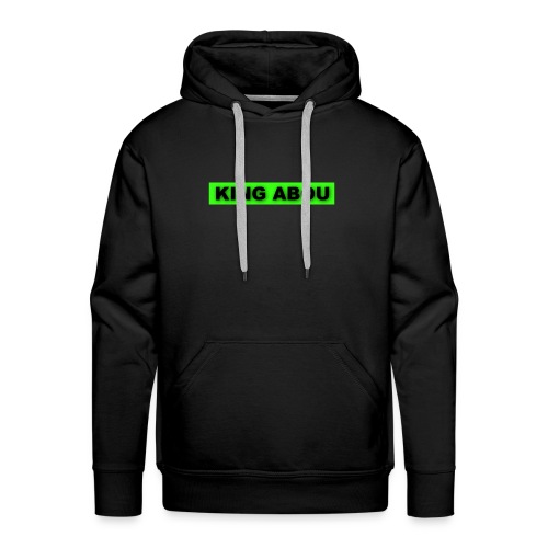 2560x1440 neon green solid color background - Mannen Premium hoodie