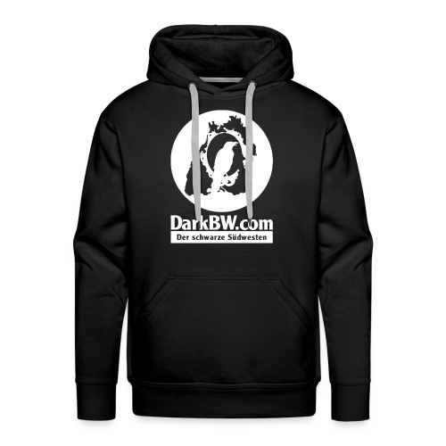 DarkBW Logo (einseitig bedruckt) - Männer Premium Hoodie