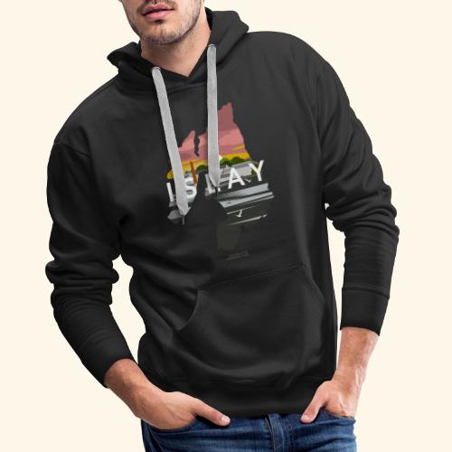 Islay Dusk Whisky T-Shirt Design - Männer Premium Hoodie