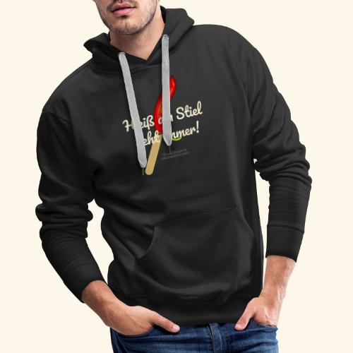Chili T Shirt Design Chilischote Heiß am Stiel - Männer Premium Hoodie