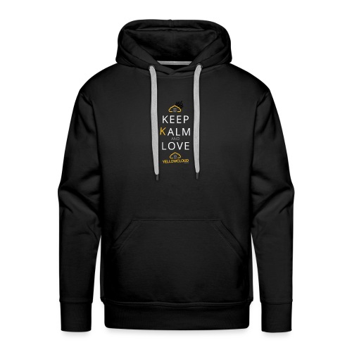 Keep kalm and love YellowCloud ! - Sweat-shirt à capuche Premium pour hommes