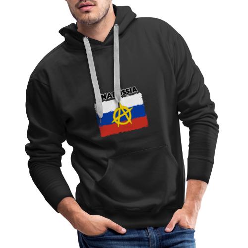 Anarussia Russia Flag Anarchy - Männer Premium Hoodie