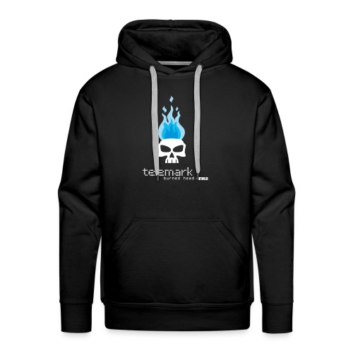 T burnheadBlue 1 - Sweat-shirt à capuche Premium pour hommes