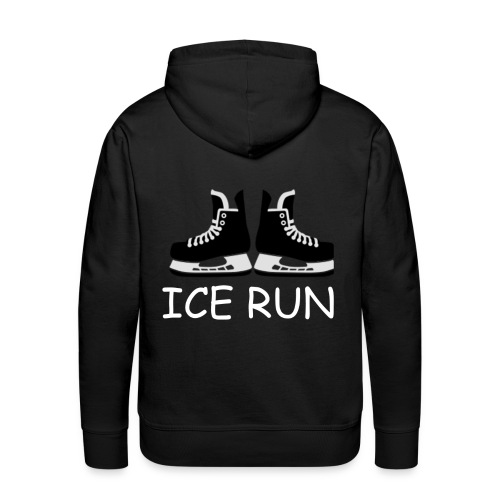 Ice Run - Sweat-shirt à capuche Premium pour hommes