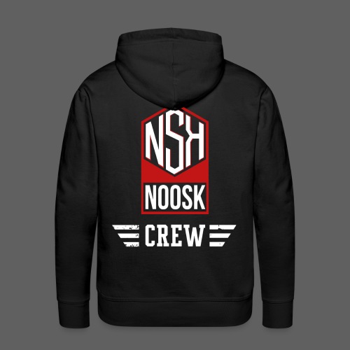 NOOSK CREW [ROUGE] - Sweat-shirt à capuche Premium pour hommes