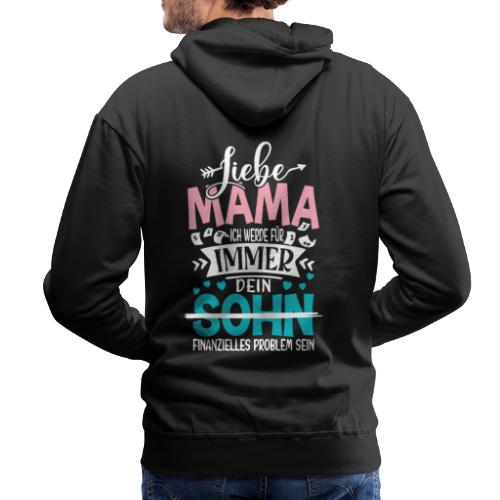 Liebe Mama Sohn - Männer Premium Hoodie