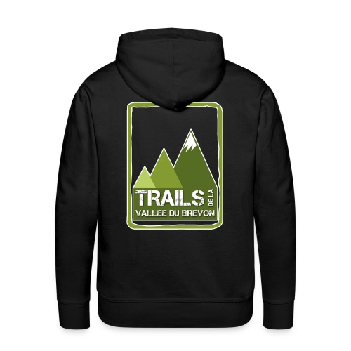 logo trails vb - Sweat-shirt à capuche Premium pour hommes