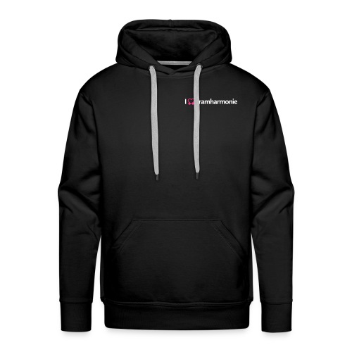 tramharmonie logo wit letters - Mannen Premium hoodie