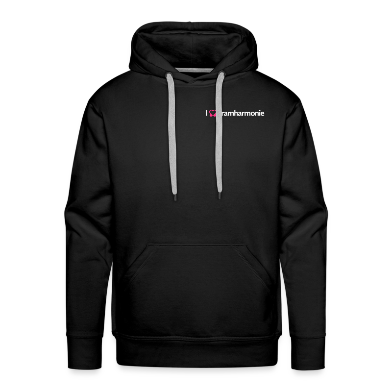 tramharmonie logo wit letters - Mannen Premium hoodie
