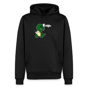 Dino Klopapier lustig Tier Arme Geschenk Dinos - Männer Premium Bio Hoodie - Schwarz - Vorne - Nico (187cm)