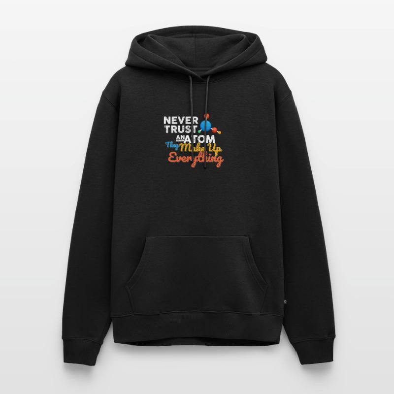 Science Chemistry Math Physics Nerd Atom Men’s Premium Organic Hoodie