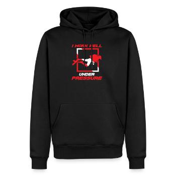 combinaison de plongée Diver natation cadeau - Sweat à capuche Premium bio Homme - noir - Devant - Nico (187cm)