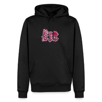 Mariée équipe de protection mariage cadeau couple JGA - Sweat à capuche Premium bio Homme - noir - Devant - Nico (187cm)