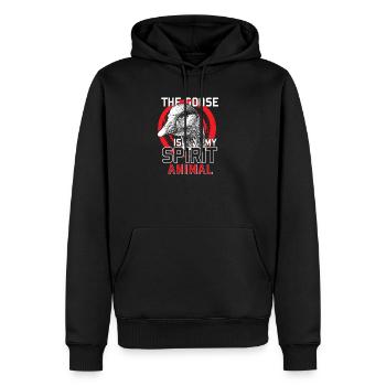 Gans spirituell Tier Geschenk Dorf Bauernhof - Männer Premium Bio Hoodie - Schwarz - Vorne - Nico (187cm)