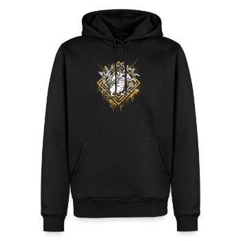 Souris test sur les animaux protection des animaux nature protection rat - Sweat à capuche Premium bio Homme - noir - Devant - Nico (187cm)