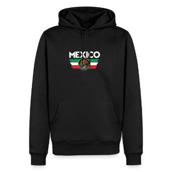 Mexiko - Männer Premium Bio Hoodie - Schwarz - Vorne - Nico (187cm)