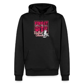 ballet - Sweat à capuche Premium bio Homme - noir - Devant - Nico (187cm)