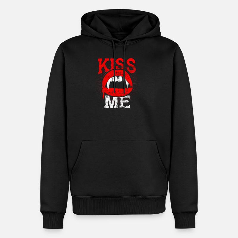vampire - Sweat à capuche Premium bio Homme - noir
