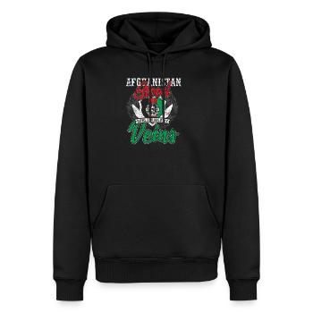 Afghanistan Kaboul Perse Muslim Arabia - Sweat à capuche Premium bio Homme - noir - Devant - Nico (187cm)