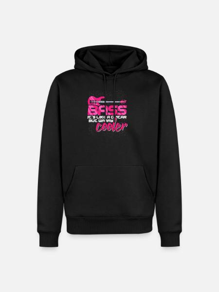 Bassist - Männer Premium Bio Hoodie - Schwarz