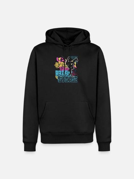 Hip Hop Breakdance Street Dance Dancer Music - Men’s Premium Organic Hoodie - black
