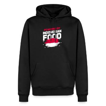 Nasi Goreng Indonesia - Sweat à capuche Premium bio Homme - noir - Devant - Nico (187cm)