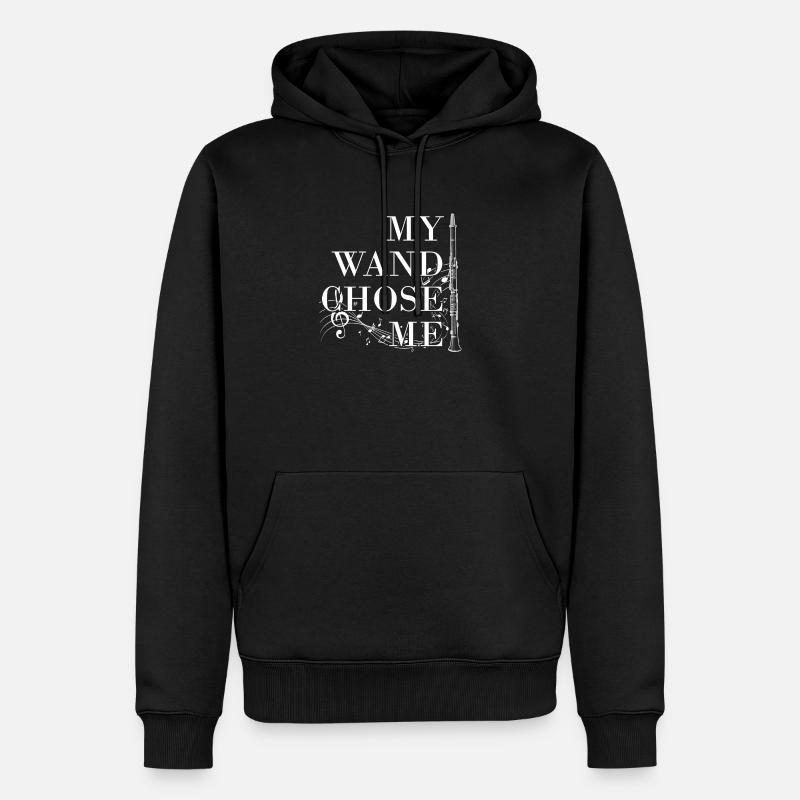 Oboe Instrument - Männer Premium Bio Hoodie - Schwarz