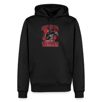 Krav Maga Kampf - Männer Premium Bio Hoodie - Schwarz - Vorne - Nico (187cm)