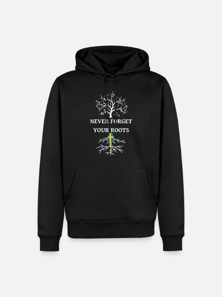 Swedish Roots racines suédoises - Sweat à capuche Premium bio Homme - noir