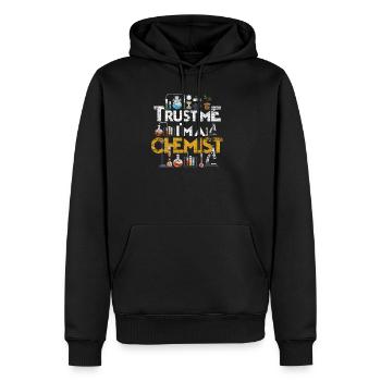 Chemie Chemiker Naturwissenschaft Geschenk - Männer Premium Bio Hoodie - Schwarz - Vorne - Nico (187cm)