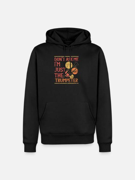 Trumpet trumpeter - Men’s Premium Organic Hoodie - black