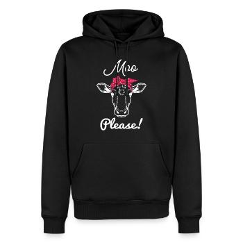 Bauern Landwirt Landwirtschaft Bäuerin Geschenk - Männer Premium Bio Hoodie - Schwarz - Vorne - Nico (187cm)