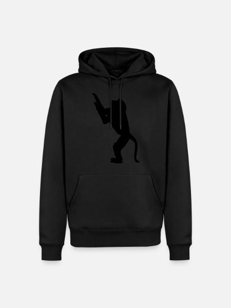 Monkey Animal - Men’s Premium Organic Hoodie - black