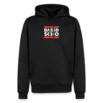 Bassd scho Bayern Brass Festival cadeau amusant - Sweat à capuche Premium bio Homme - noir - Devant - Nico (187cm)