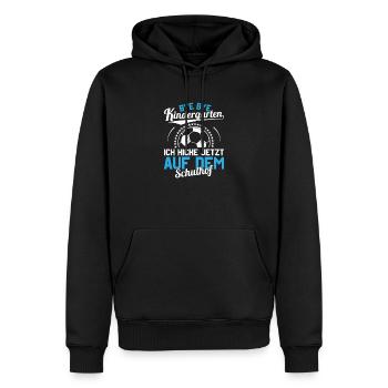Schulanfänger Kicker Fußball Erstklässler Schule - Männer Premium Bio Hoodie - Schwarz - Vorne - Nico (187cm)